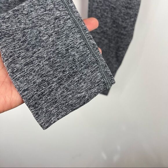 NEW Muscle Nation Luxe Seamless Low Rise Workout Leggings Grey Women's Size XS - Picture 3 of 5